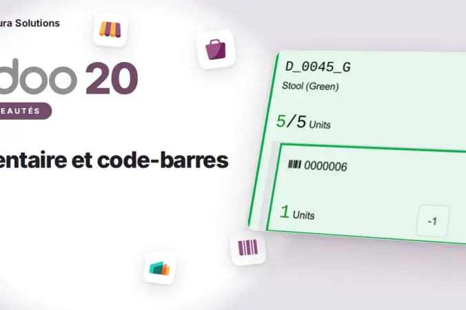Odoo 20 Inventaire et Code-barres : ShipStation