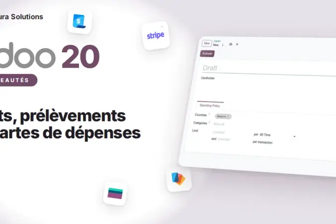 Odoo 20 : prêts, prélèvements et cartes de dépenses
