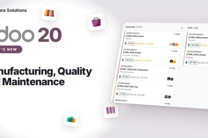 Odoo 20 Manufacturing: Planning, Cameras, Quality
