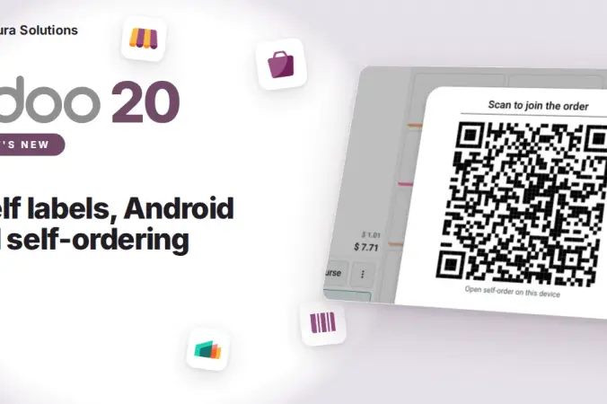 Odoo 20 POS: Shelf Labels, Android, Self-Ordering