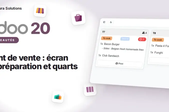 Odoo 20 Point de vente : écran de préparation
