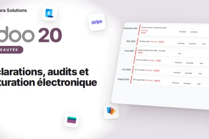 Odoo 20 Comptabilité : déclarations et audits