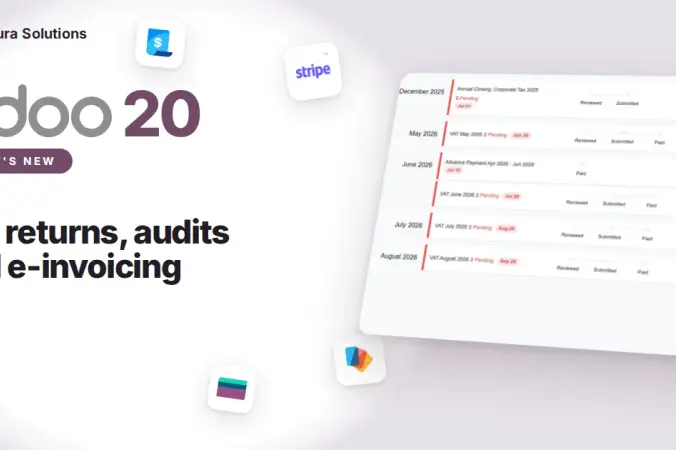 Odoo 20 Accounting: Tax Returns and E-Invoicing