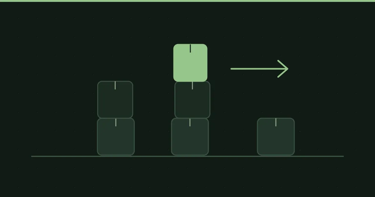 Illustration of stacked shipping boxes on a conveyor line