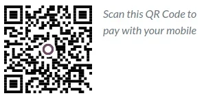 EPC QR code rendered at the bottom of a printed Odoo customer invoice with the prompt Scan me with your bank app to pay